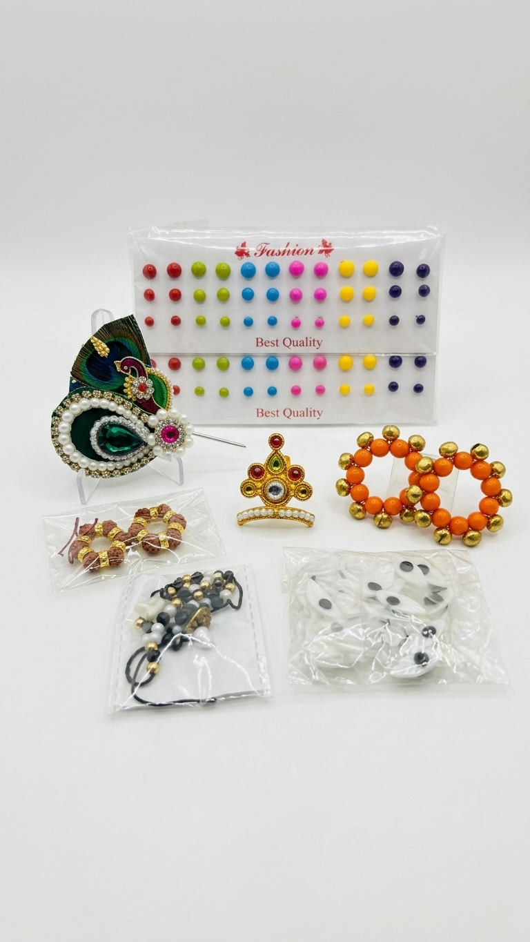 Laddu Gopal Shringar Accessories Set for Pooja - Image 2